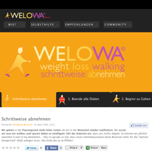 WELOWA - weight loss walking - schrittweise abnehmen