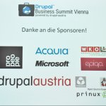 Sponsoren des Drupal Business Summit 2011
