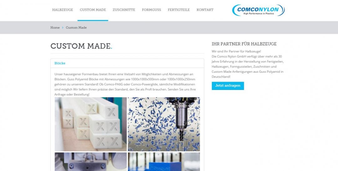 Comco Nylon GmbH - Partner für Gusspolyamide