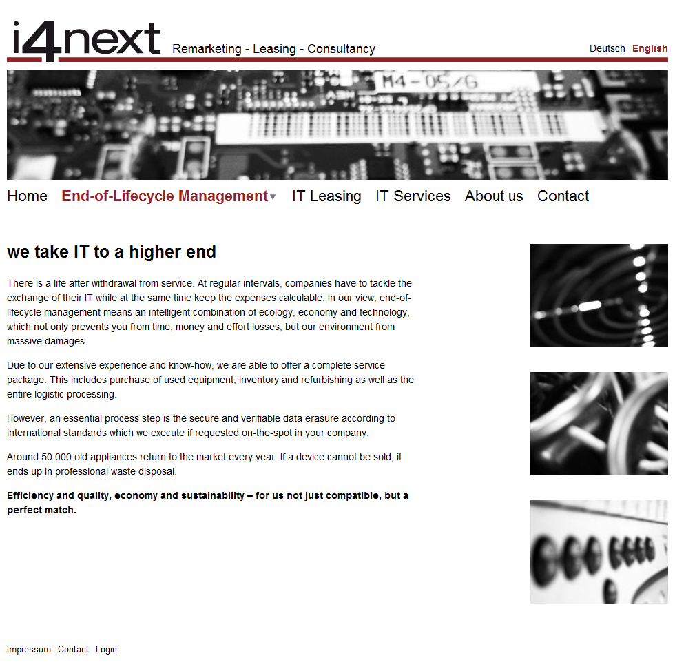i4next Remarketing - Leasing - Consultancy