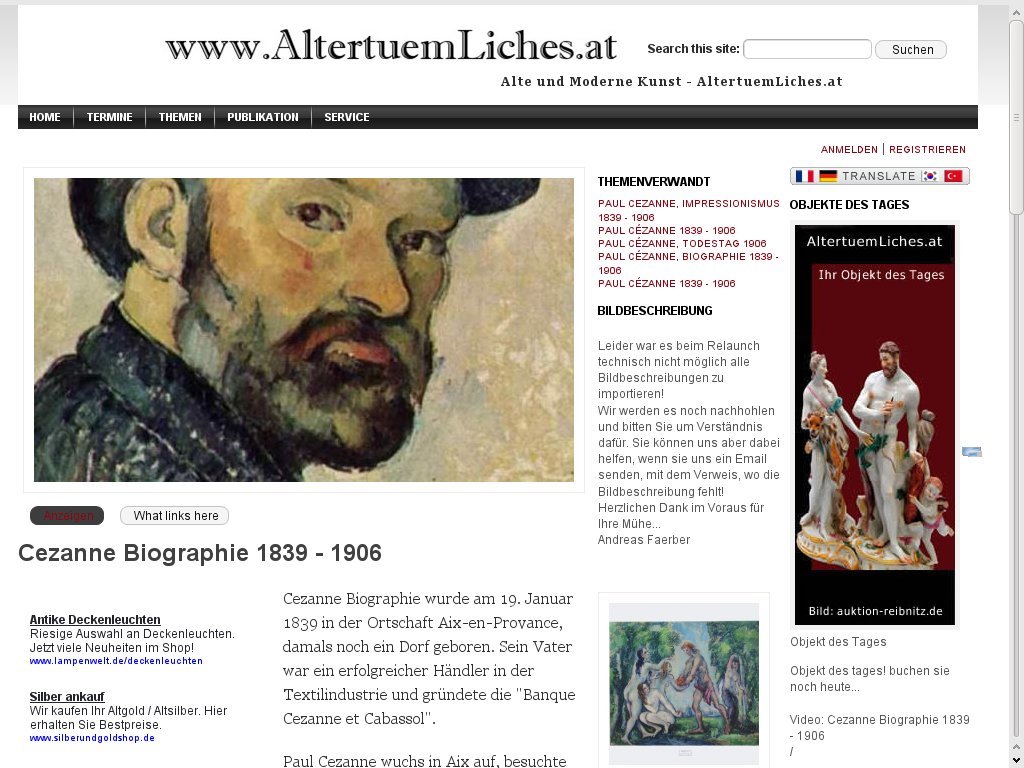 Alte und Moderne Kunst - AltertuemLiches.at