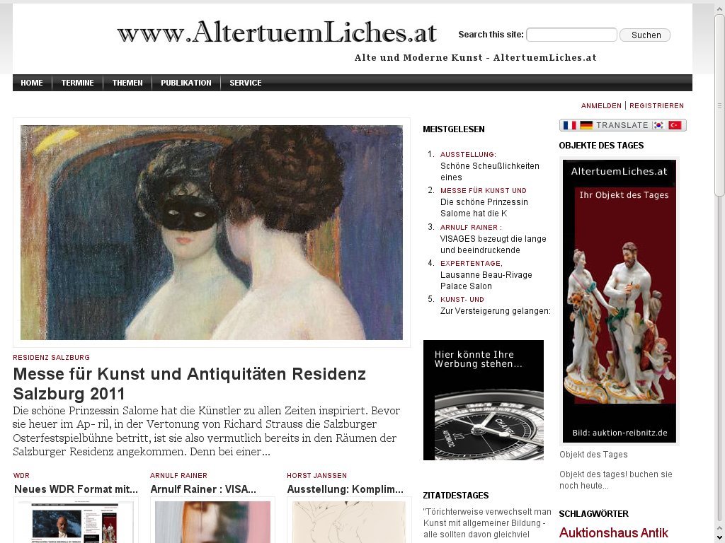 Alte und Moderne Kunst - AltertuemLiches.at