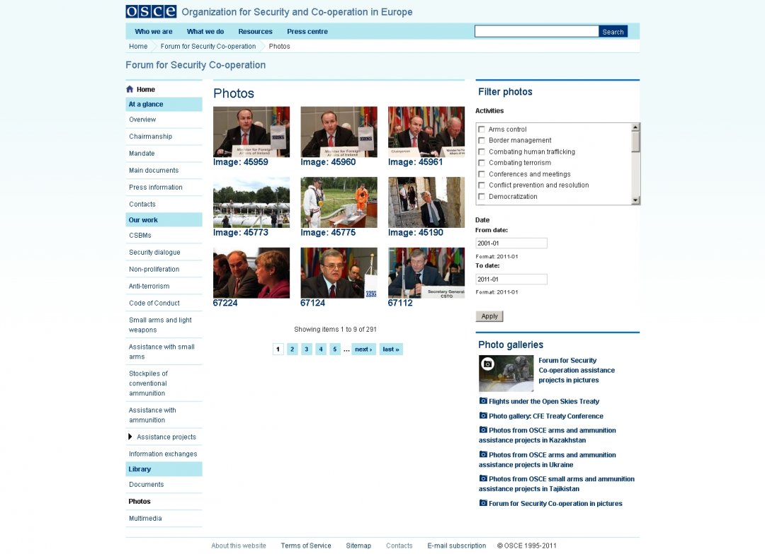 OSCE - Organization for Security and Co-operation in Europe