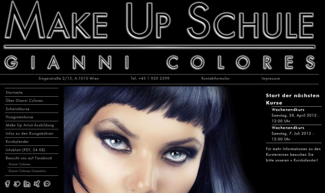Make Up Schule Gianni Colores