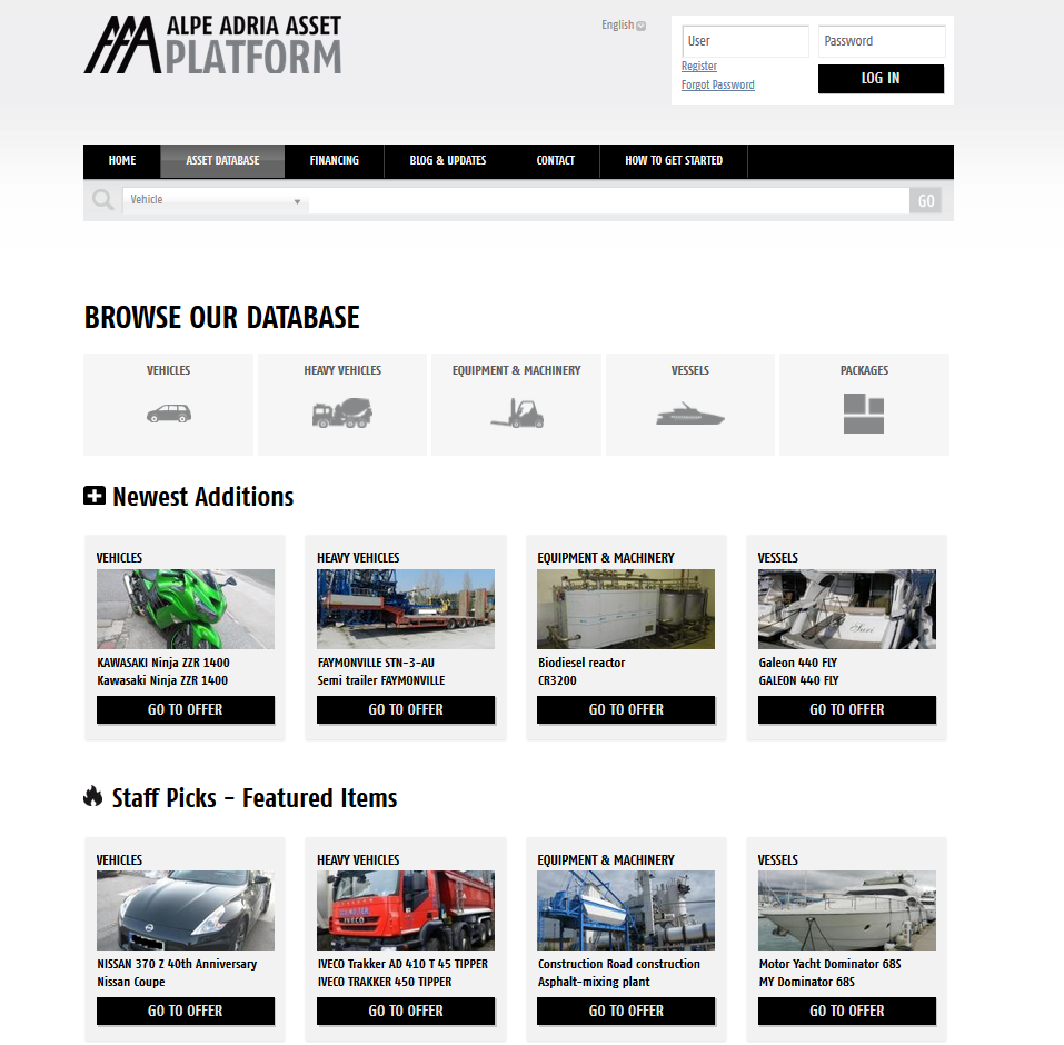 Alpe Adria Asset Platform