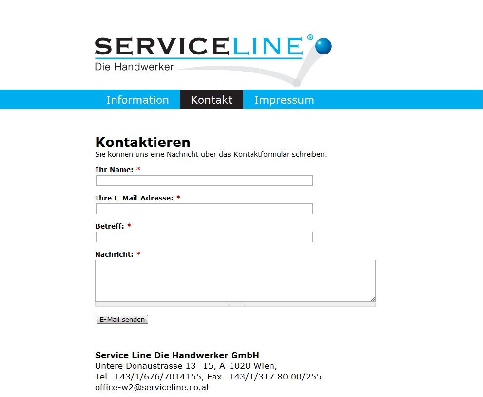 SERVICELINE Die Handwerker