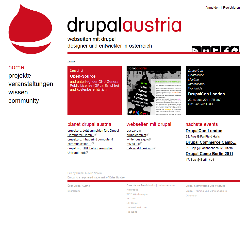 Drupal-Austria Website