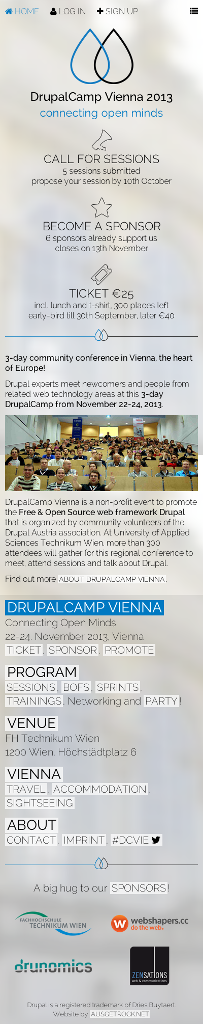 DrupalCamp Vienna - Connecting Open Minds