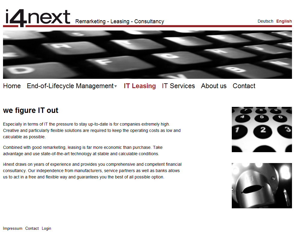 i4next Remarketing - Leasing - Consultancy