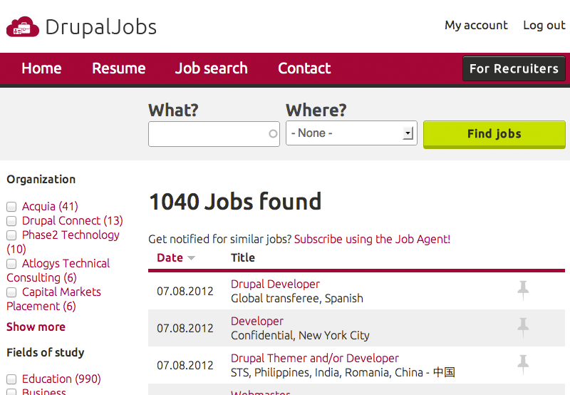 Drupal Jobs