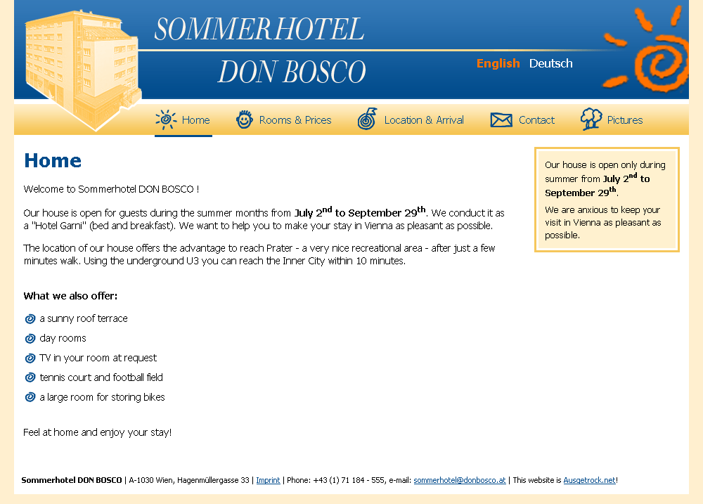 Sommerhotel Don Bosco