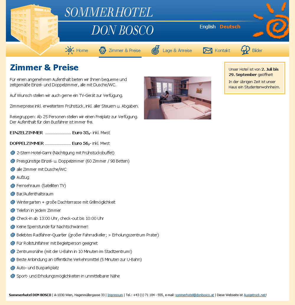 Sommerhotel Don Bosco